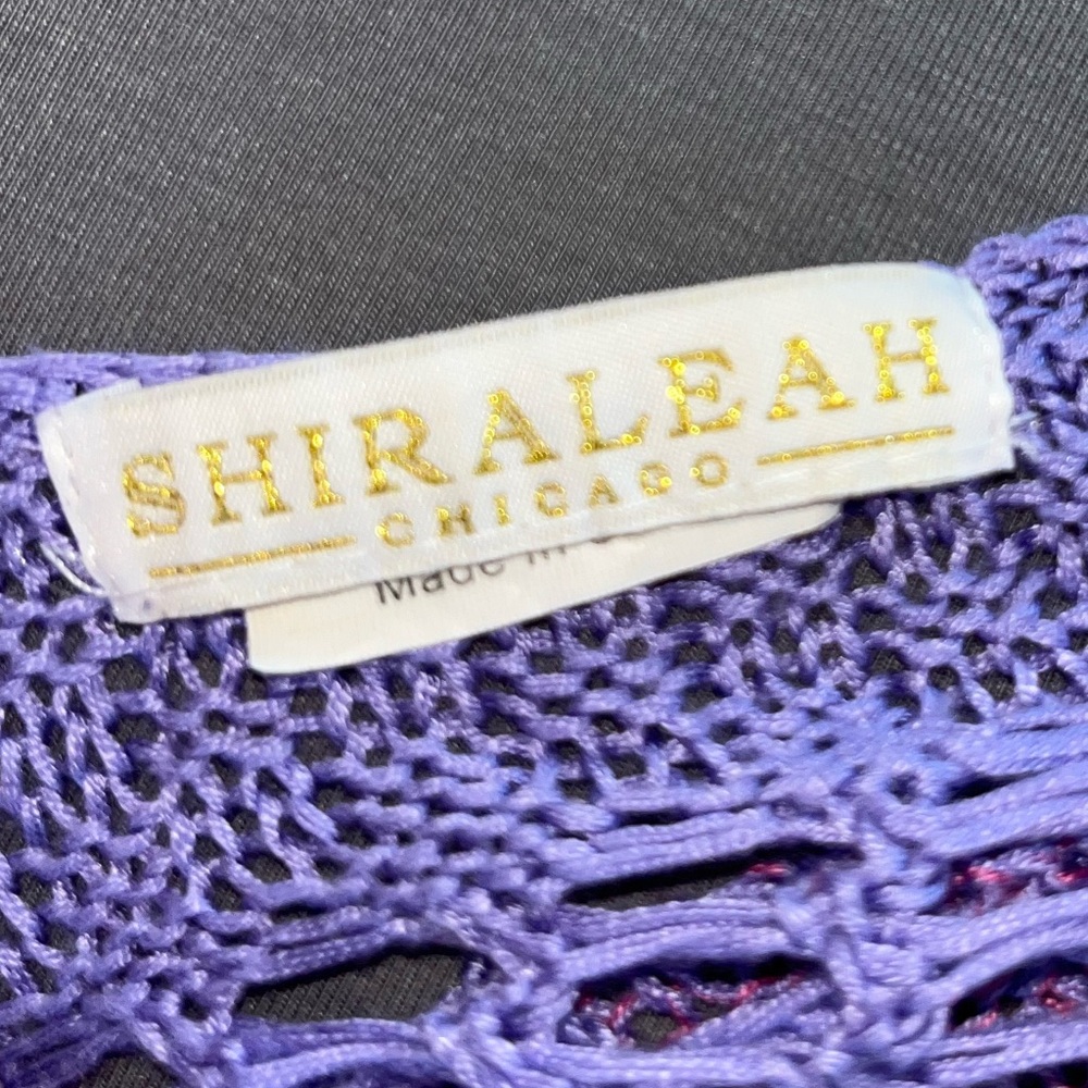 SHIRALEAH COLORFUL COVER UP, PURPLE PINK ORANGE - Picture 4 of 4